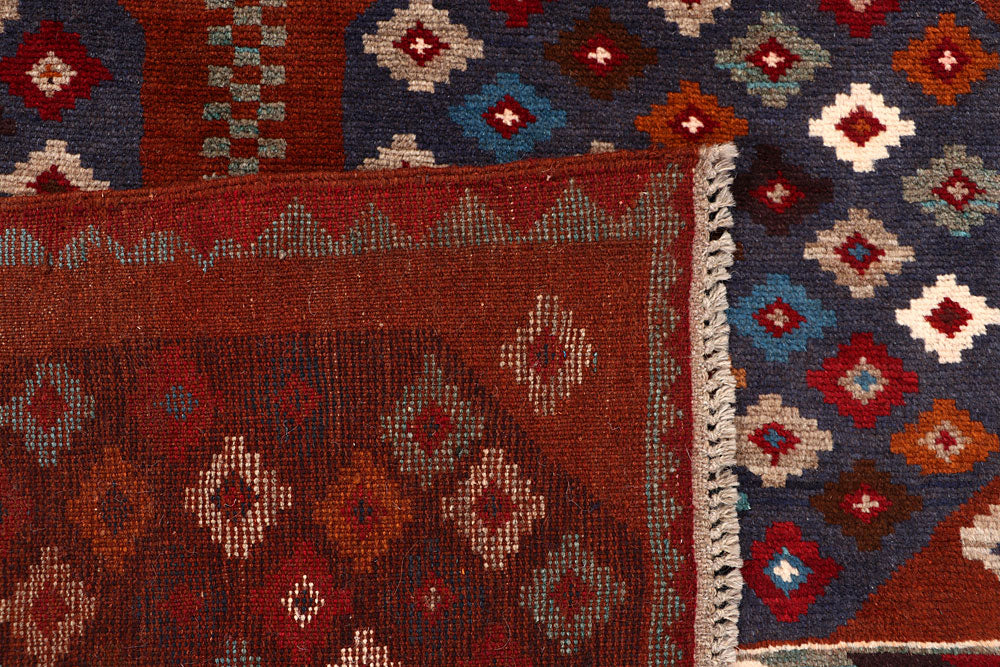 Saddle Brown Baluchi 4' 1 x 6' - No. 64069 - ALRUG Rug Store
