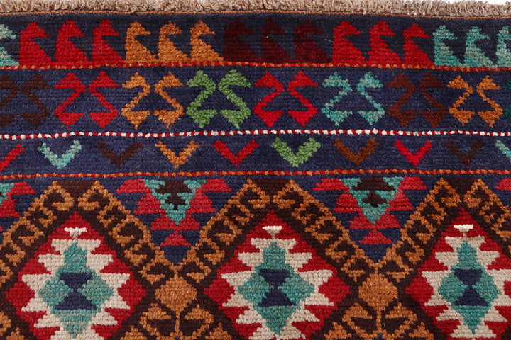 Dark Blue Baluchi 3' 10 x 5' 9 - No. 64071 - ALRUG Rug Store