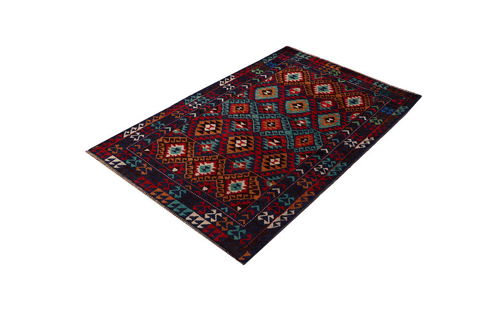 Dark Blue Baluchi 3' 10 x 5' 9 - No. 64071 - ALRUG Rug Store