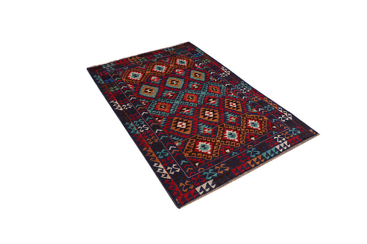 Dark Blue Baluchi 3' 10 x 5' 9 - No. 64071 - ALRUG Rug Store
