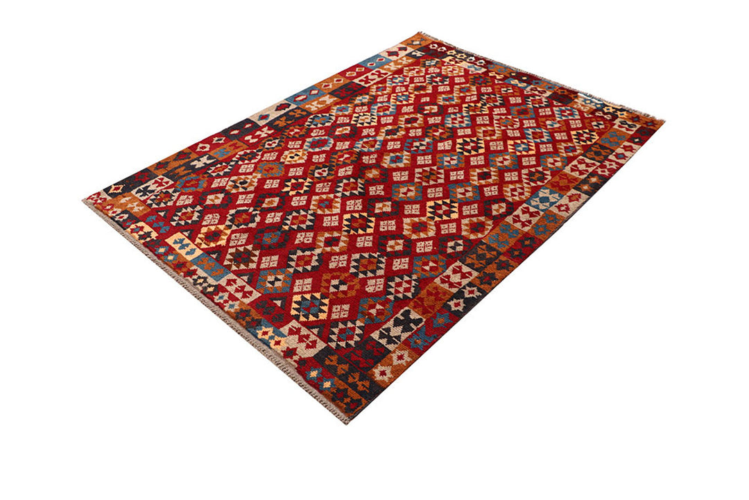 Firebrick Baluchi 4' 2 x 5' 10 - No. 64073