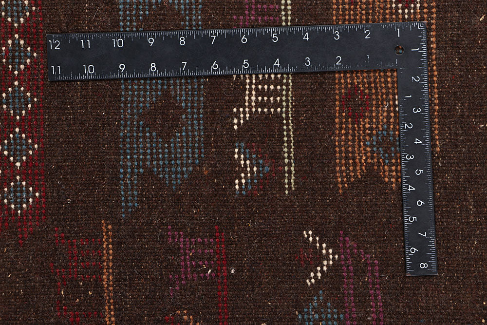 Saddle Brown Baluchi 3' 11 x 5' 9 - No. 64074 - ALRUG Rug Store