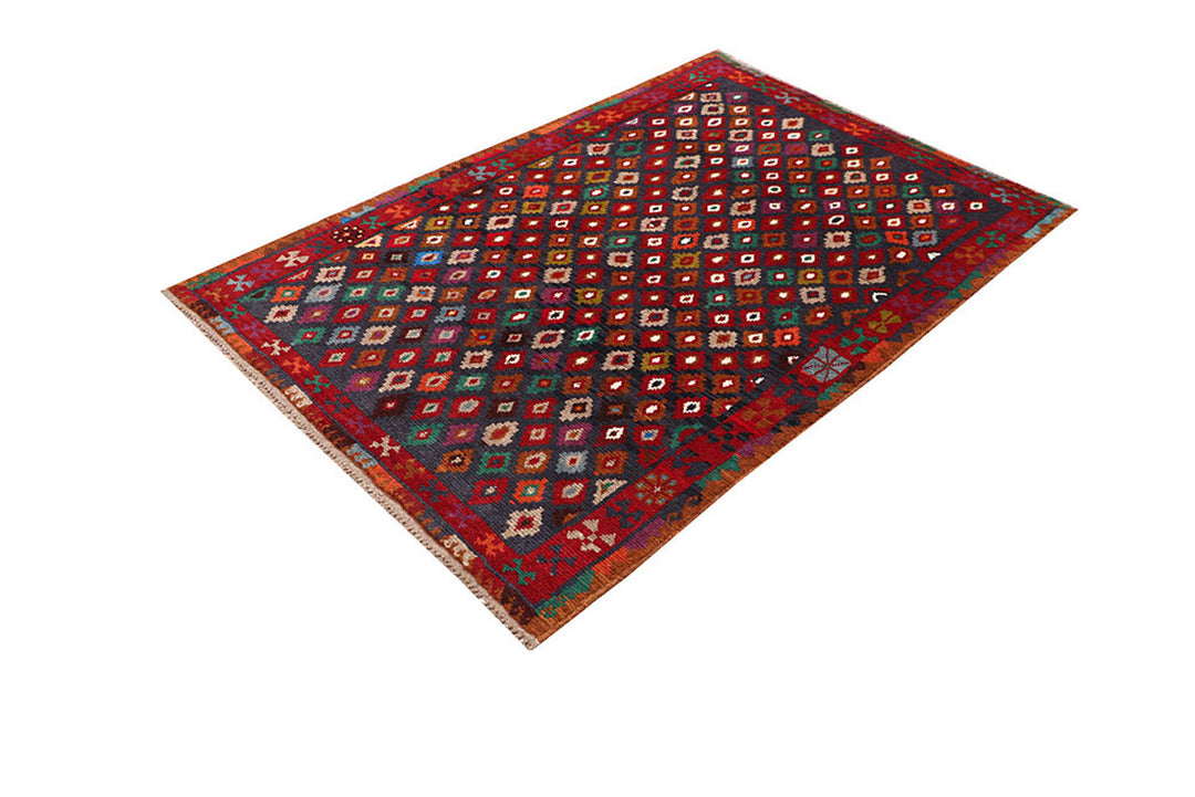 Firebrick Baluchi 4' x 5' 10 - No. 64076