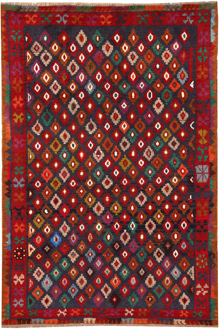 Firebrick Baluchi 4' x 5' 10 - No. 64076