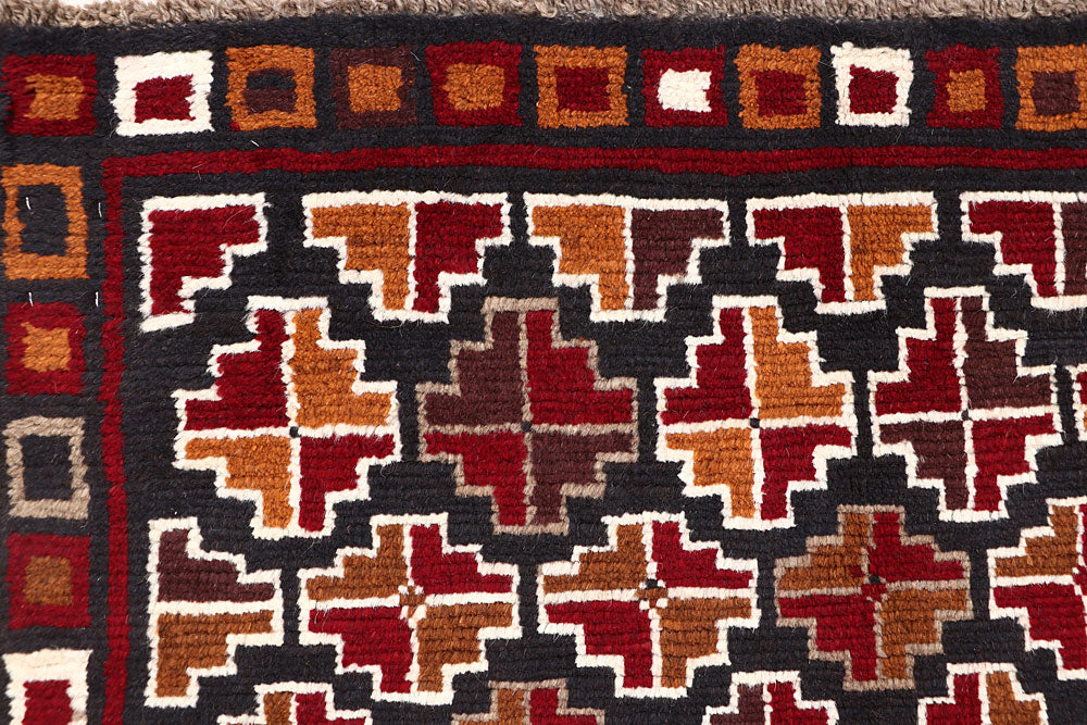 Multi Colored Baluchi 3' 8 x 5' 10 - No. 64077 - ALRUG Rug Store