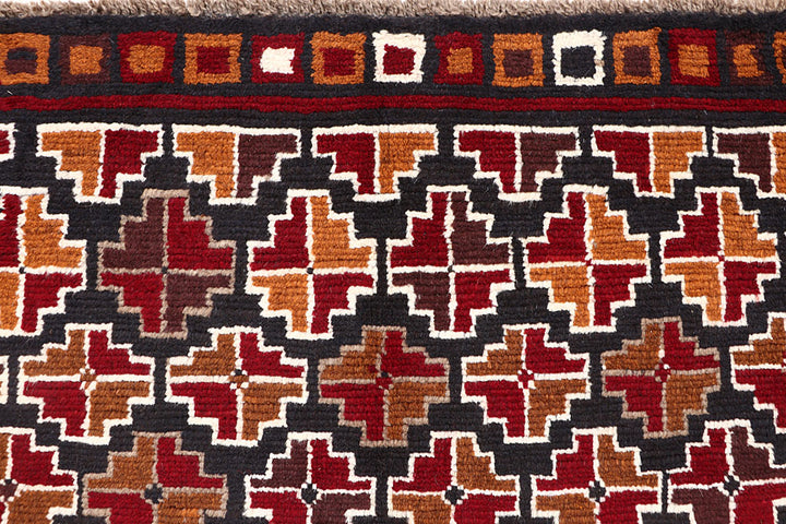 Multi Colored Baluchi 3' 8 x 5' 10 - No. 64077 - ALRUG Rug Store