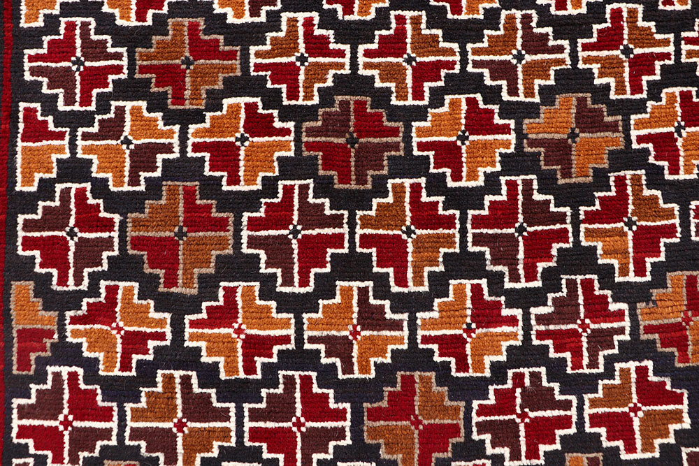 Multi Colored Baluchi 3' 8 x 5' 10 - No. 64077 - ALRUG Rug Store