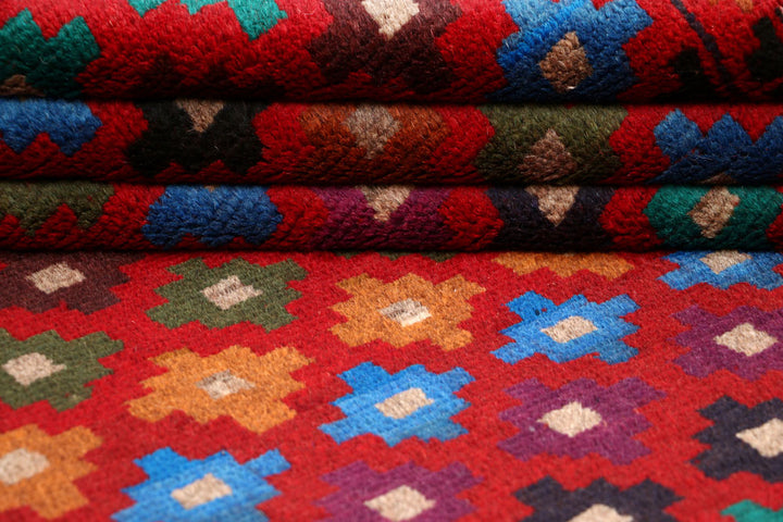 Firebrick Baluchi 4' x 5' 9 - No. 64079 - ALRUG Rug Store