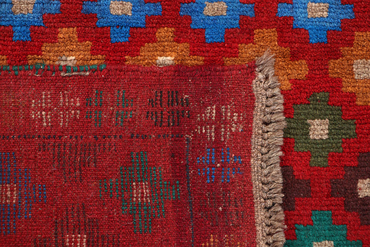 Firebrick Baluchi 4' x 5' 9 - No. 64079 - ALRUG Rug Store