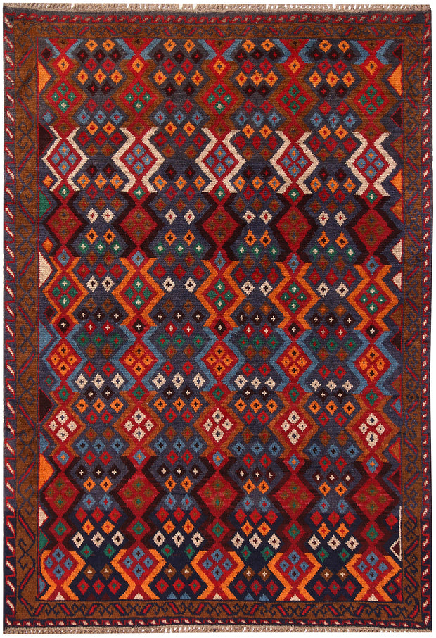 Multi Colored Baluchi 4' x 5' 9 - No. 64082