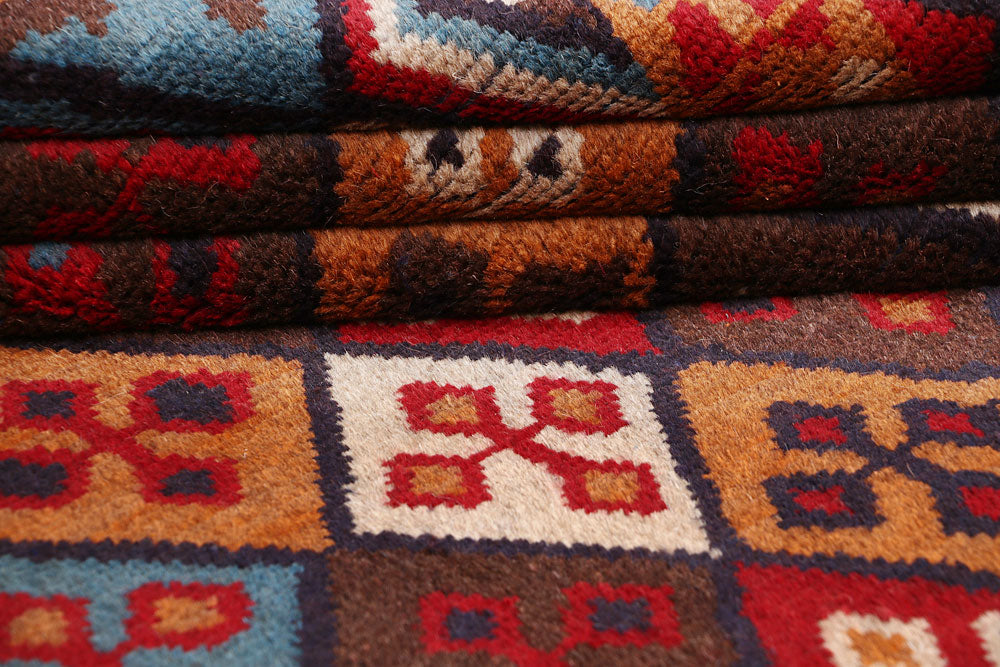 Multi Colored Baluchi 4' x 5' 11 - No. 64083 - ALRUG Rug Store