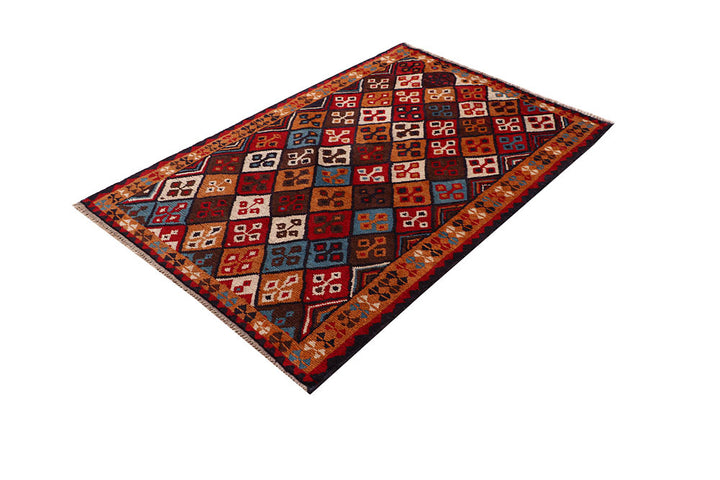 Multi Colored Baluchi 4' x 5' 11 - No. 64083 - ALRUG Rug Store