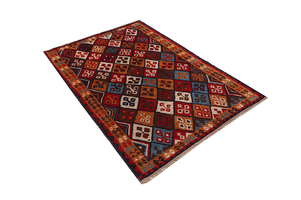 Multi Colored Baluchi 4' x 5' 11 - No. 64083 - ALRUG Rug Store