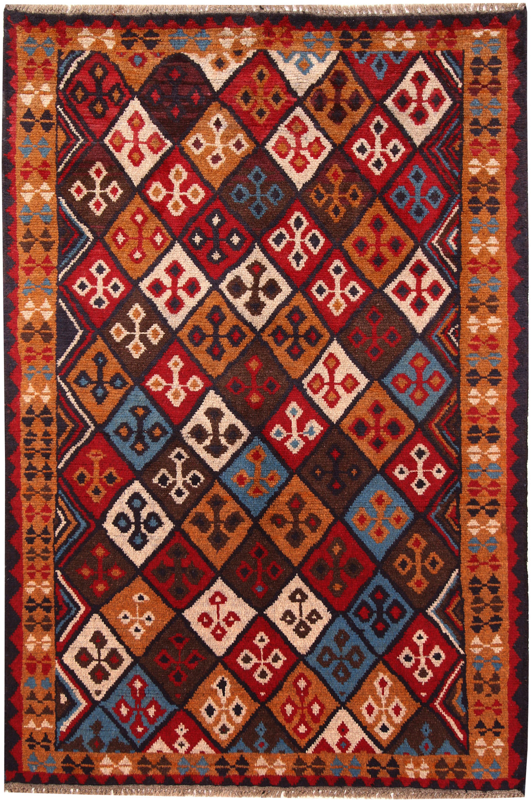 Multi Colored Baluchi 4' x 5' 11 - No. 64083 - ALRUG Rug Store