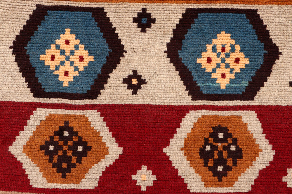 Multi Colored Baluchi 3' 10 x 5' 4 - No. 64084 - ALRUG Rug Store