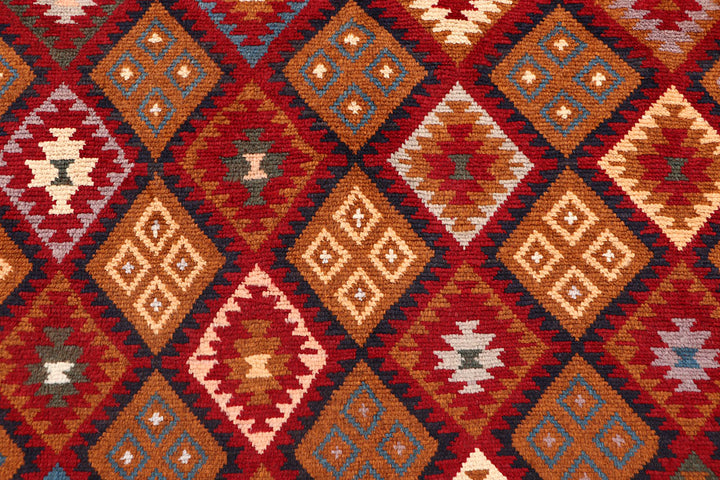 Firebrick Baluchi 4' x 5' 8 - No. 64088 - ALRUG Rug Store