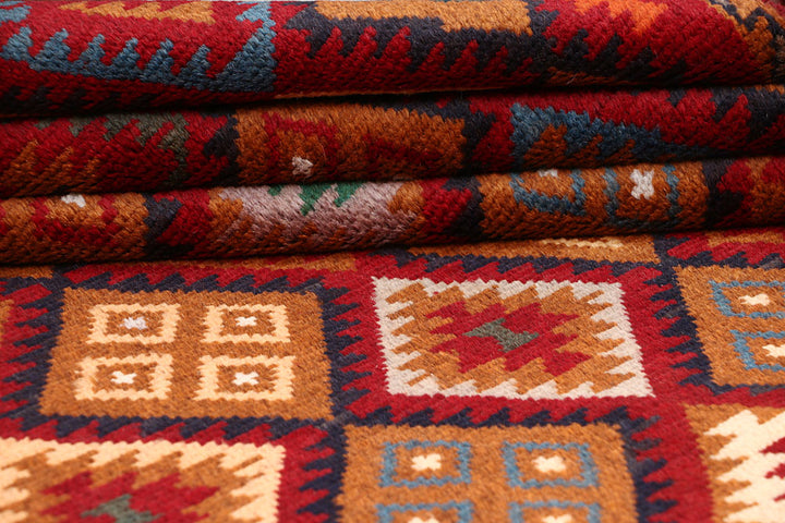 Firebrick Baluchi 4' x 5' 8 - No. 64088 - ALRUG Rug Store