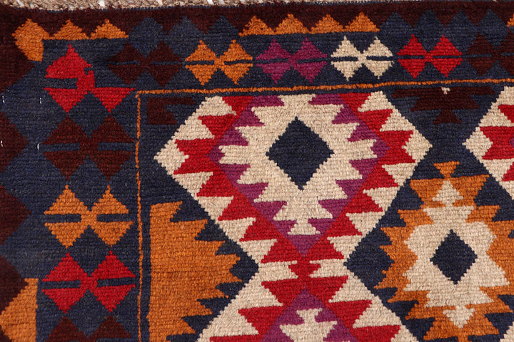 Dark Blue Baluchi 4' 1 x 5' 10 - No. 64089