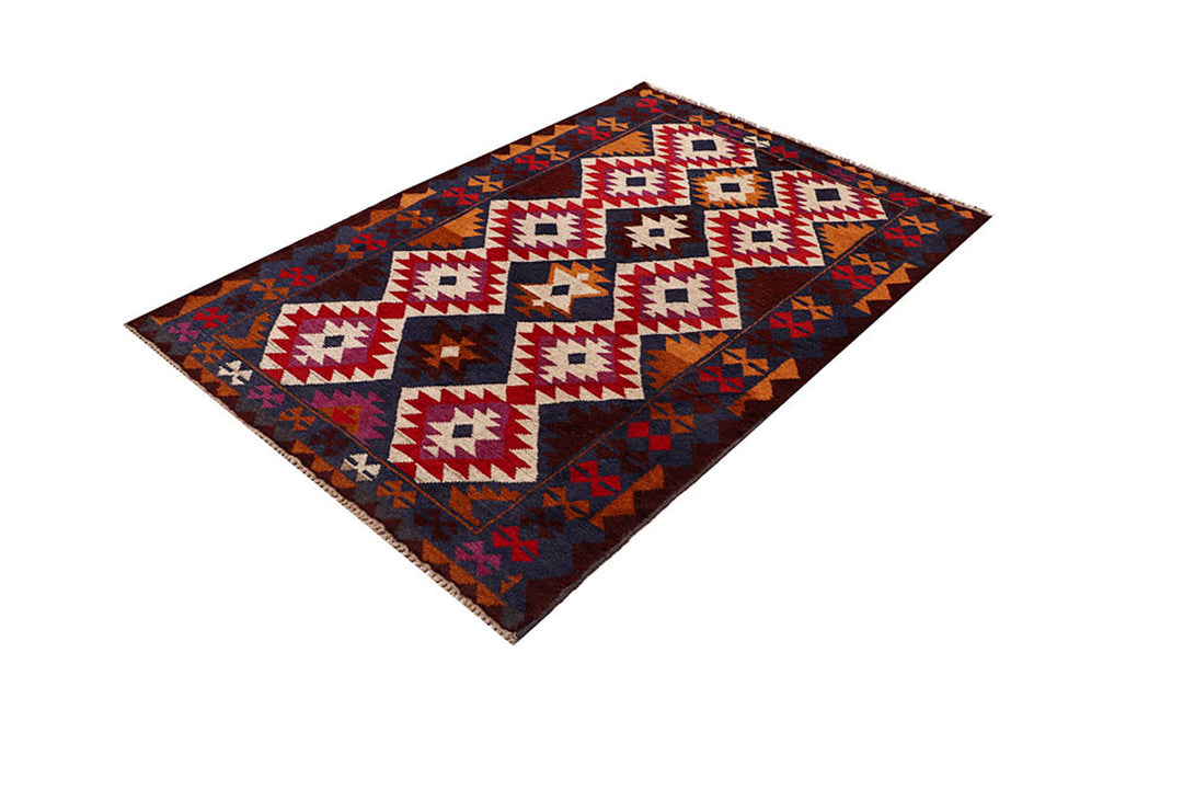 Dark Blue Baluchi 4' 1 x 5' 10 - No. 64089