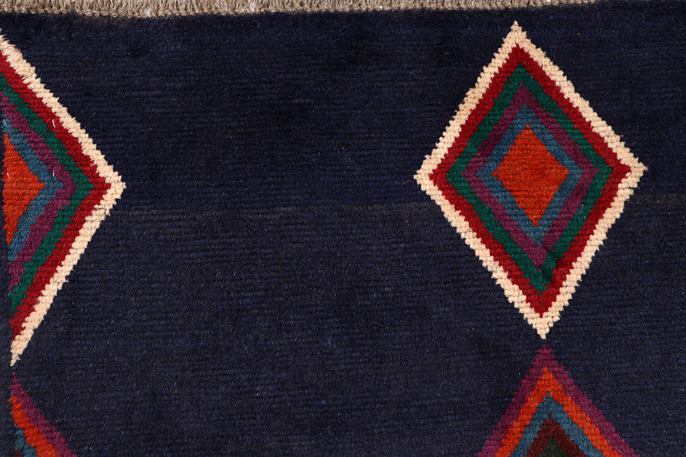 Dark Blue Baluchi 4' x 5' 8 - No. 64090 - ALRUG Rug Store