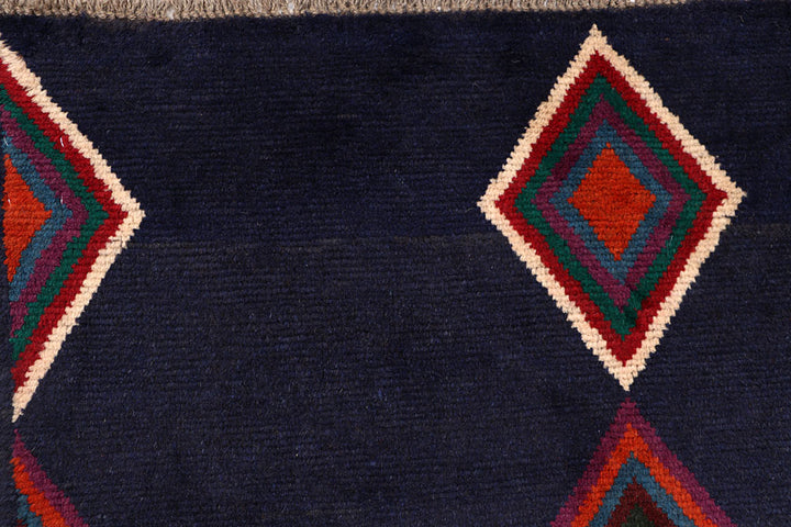 Dark Blue Baluchi 4' x 5' 8 - No. 64090 - ALRUG Rug Store