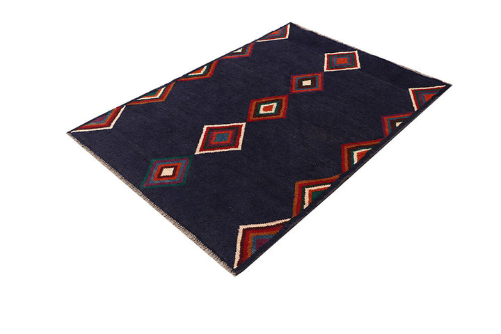 Dark Blue Baluchi 4' x 5' 8 - No. 64090 - ALRUG Rug Store