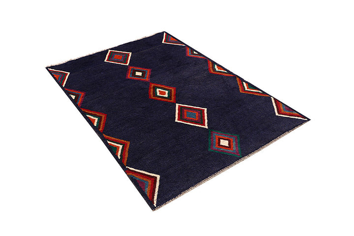 Dark Blue Baluchi 4' x 5' 8 - No. 64090 - ALRUG Rug Store