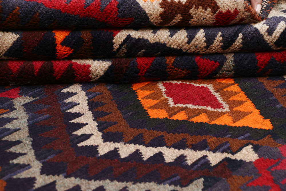 Multi Colored Baluchi 4' 2 x 5' 10 - No. 64093 - ALRUG Rug Store