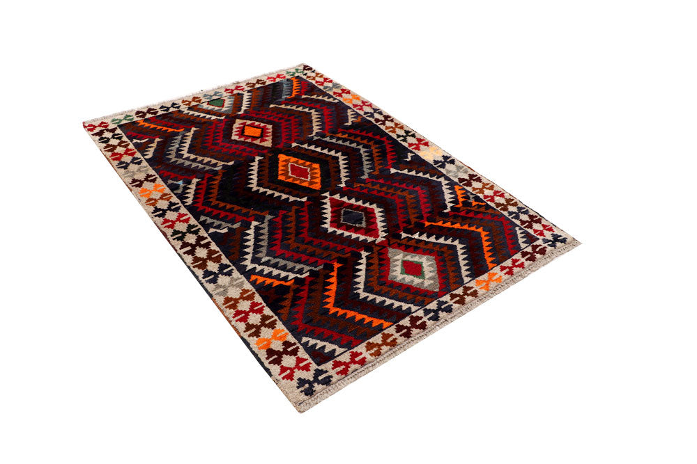 Multi Colored Baluchi 4' 2 x 5' 10 - No. 64093 - ALRUG Rug Store