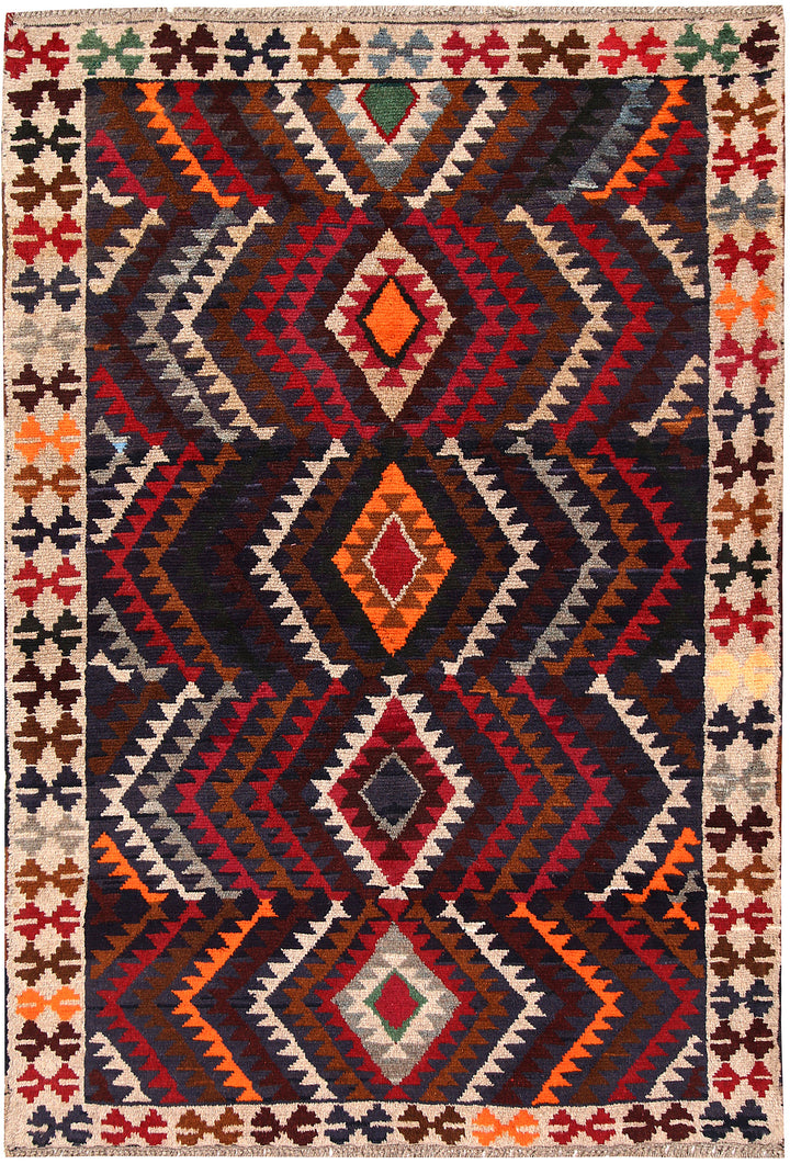 Multi Colored Baluchi 4' 2 x 5' 10 - No. 64093 - ALRUG Rug Store