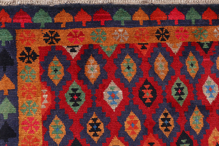 Firebrick Baluchi 4' 2 x 6' - No. 64100