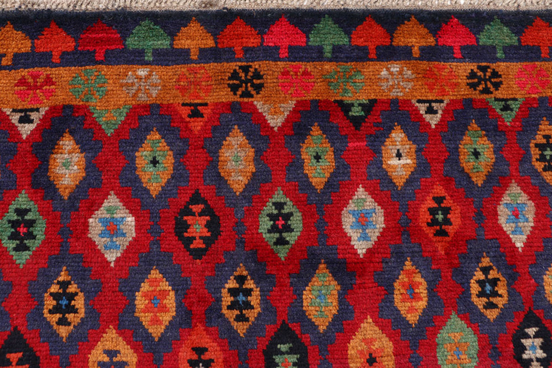 Firebrick Baluchi 4' 2 x 6' - No. 64100