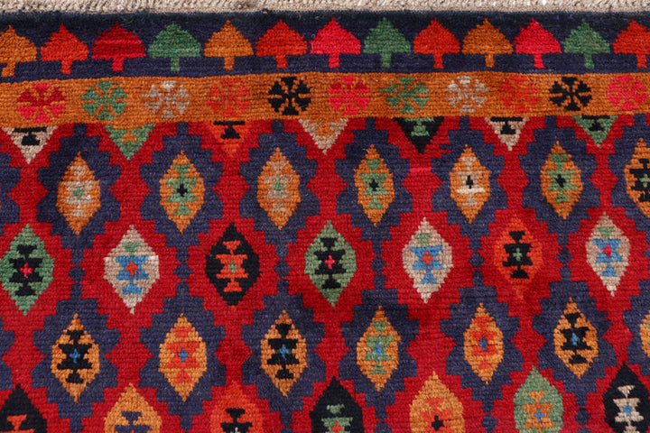 Firebrick Baluchi 4' 2 x 6' - No. 64100