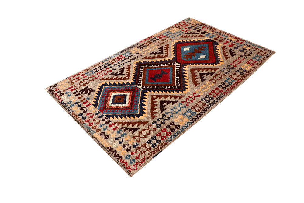 Tan Baluchi 3' 7 x 5' 10 - No. 64103 - ALRUG Rug Store