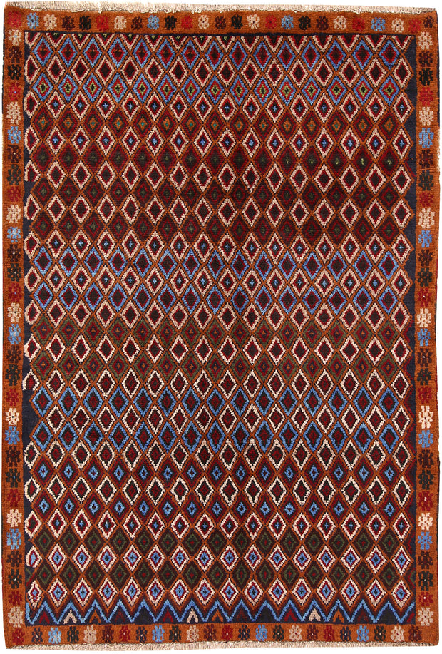 Multi Colored Baluchi 4' 1 x 5' 9 - No. 64104