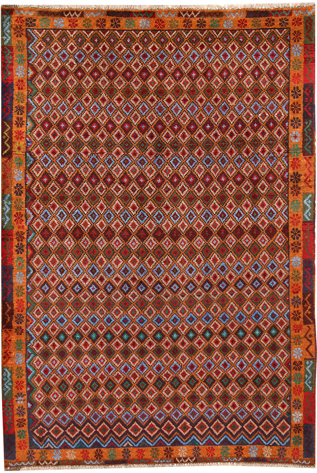 Multi Colored Baluchi 4' 1 x 5' 11 - No. 64105 - ALRUG Rug Store