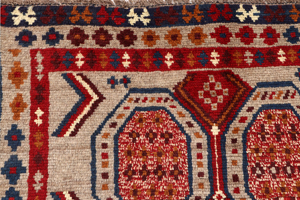 Tan Baluchi 3' 10 x 5' 9 - No. 64107 - ALRUG Rug Store