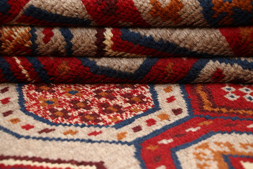 Tan Baluchi 3' 10 x 5' 9 - No. 64107 - ALRUG Rug Store