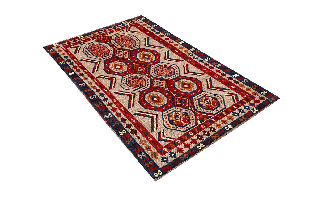 Tan Baluchi 3' 10 x 5' 9 - No. 64107 - ALRUG Rug Store