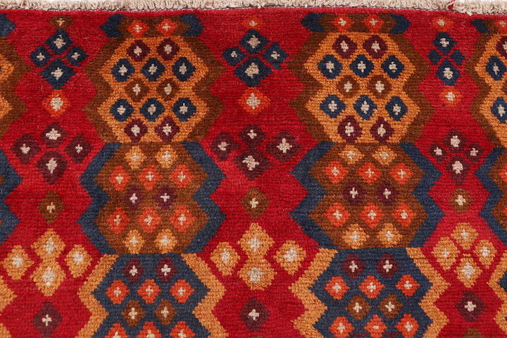 Firebrick Baluchi 4' 2 x 5' 11 - No. 64108 - ALRUG Rug Store