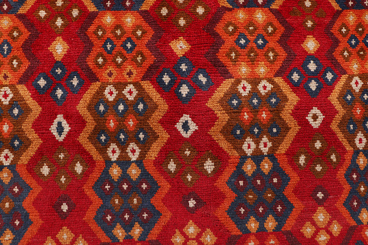 Firebrick Baluchi 4' 2 x 5' 11 - No. 64108 - ALRUG Rug Store