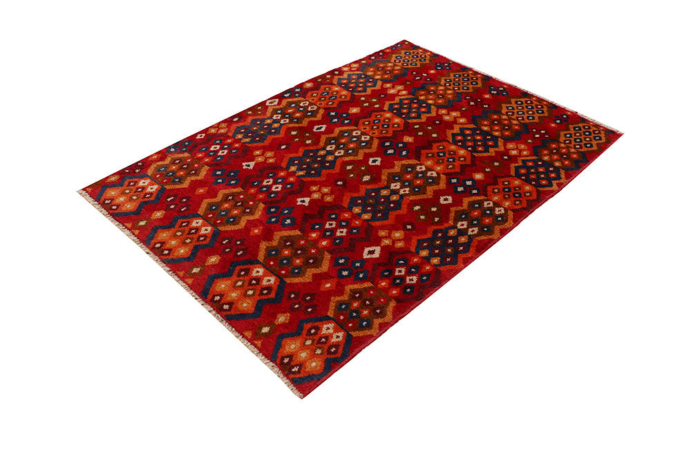 Firebrick Baluchi 4' 2 x 5' 11 - No. 64108 - ALRUG Rug Store