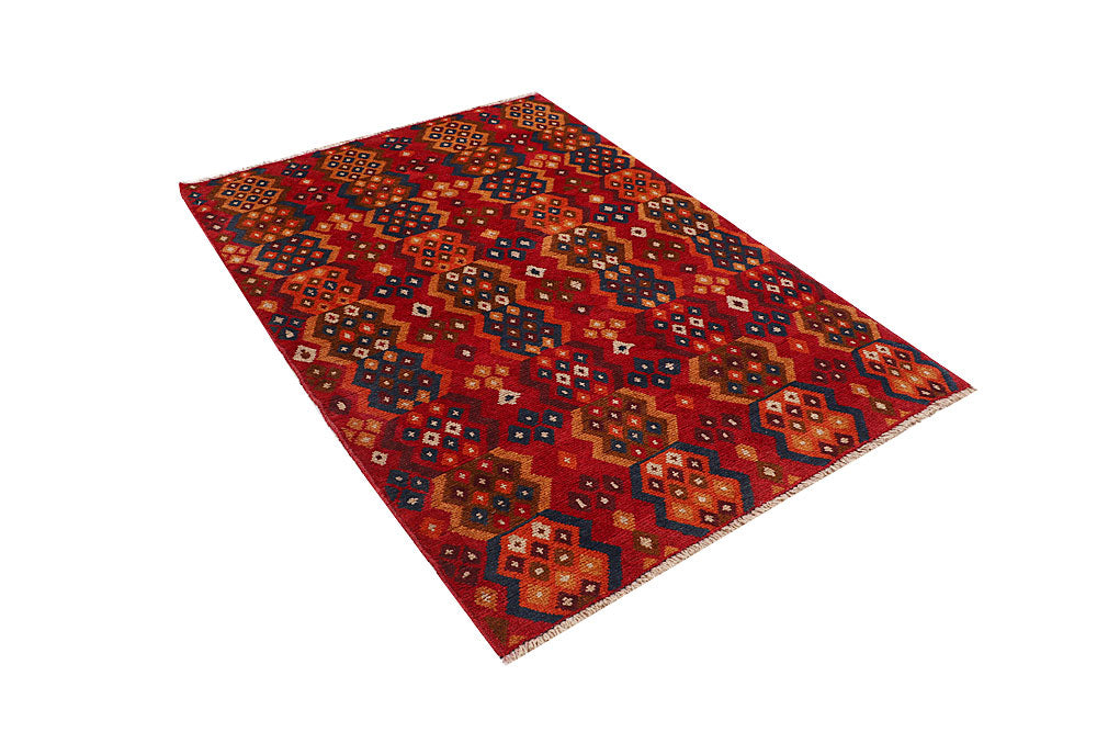 Firebrick Baluchi 4' 2 x 5' 11 - No. 64108 - ALRUG Rug Store