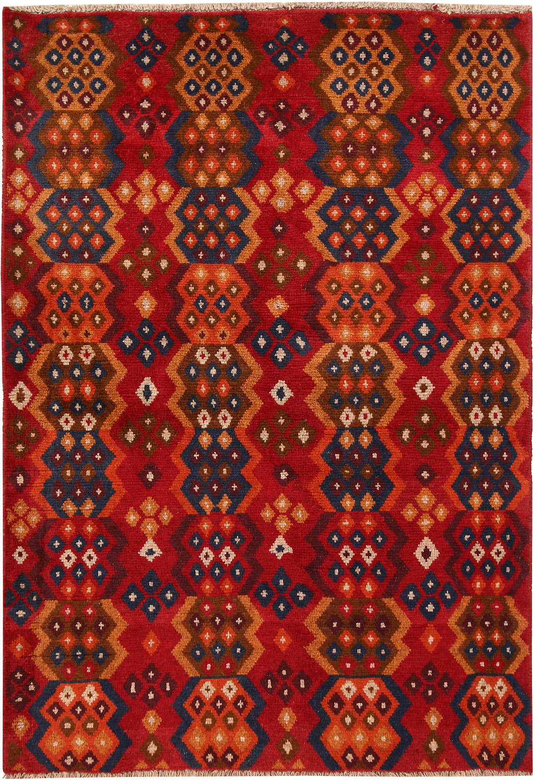 Firebrick Baluchi 4' 2 x 5' 11 - No. 64108 - ALRUG Rug Store