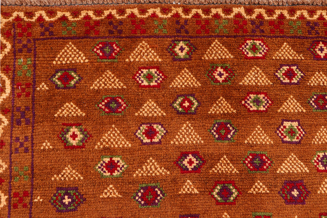 Dark Orange Baluchi 3' 10 x 6' 3 - No. 64110