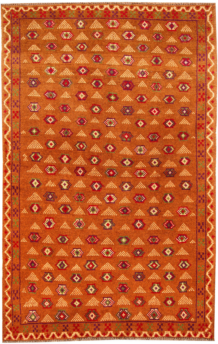 Dark Orange Baluchi 3' 10 x 6' 3 - No. 64110