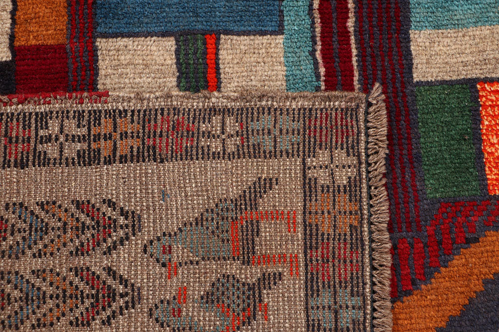 Tan Baluchi 3' 9 x 5' 7 - No. 64111 - ALRUG Rug Store