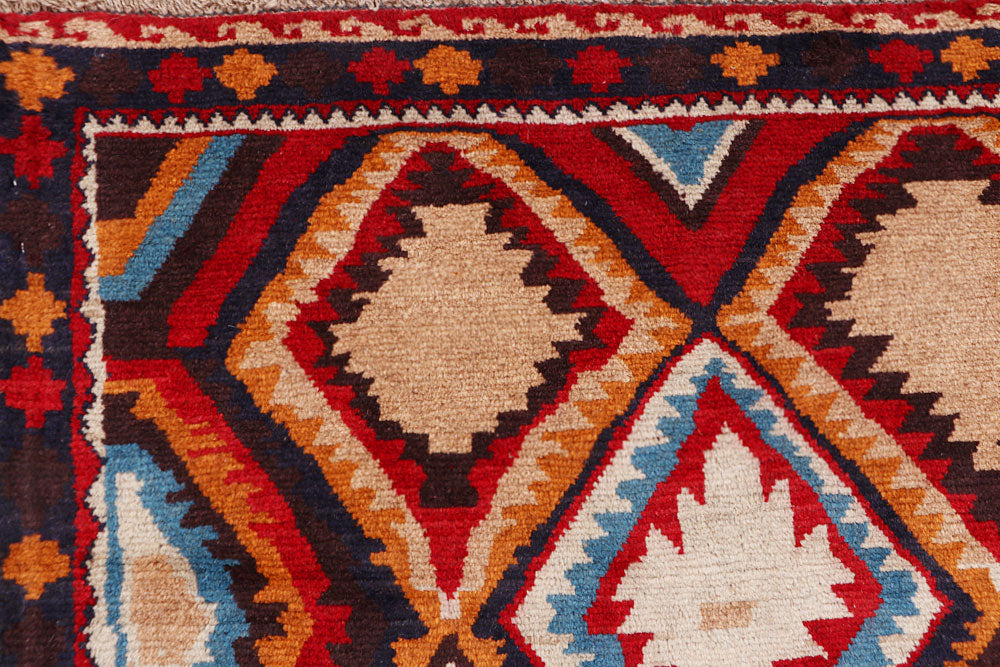 Multi Colored Baluchi 4' 2 x 5' 8 - No. 64112 - ALRUG Rug Store