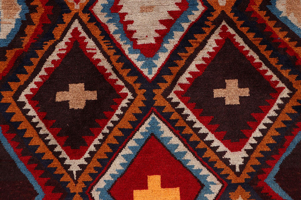 Multi Colored Baluchi 4' 2 x 5' 8 - No. 64112 - ALRUG Rug Store