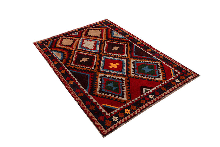 Multi Colored Baluchi 4' 2 x 5' 8 - No. 64112 - ALRUG Rug Store